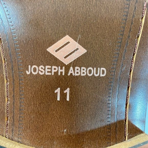 Joseph Abboud Mens Brogues Shoes Gray Lace Up Low - Picture 7 of 10